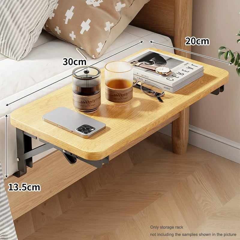 Bedside Table Foldable Household Bedroom Bedside Shelf Small Side Table Rental Room Storage Artifact Side Cabinet
