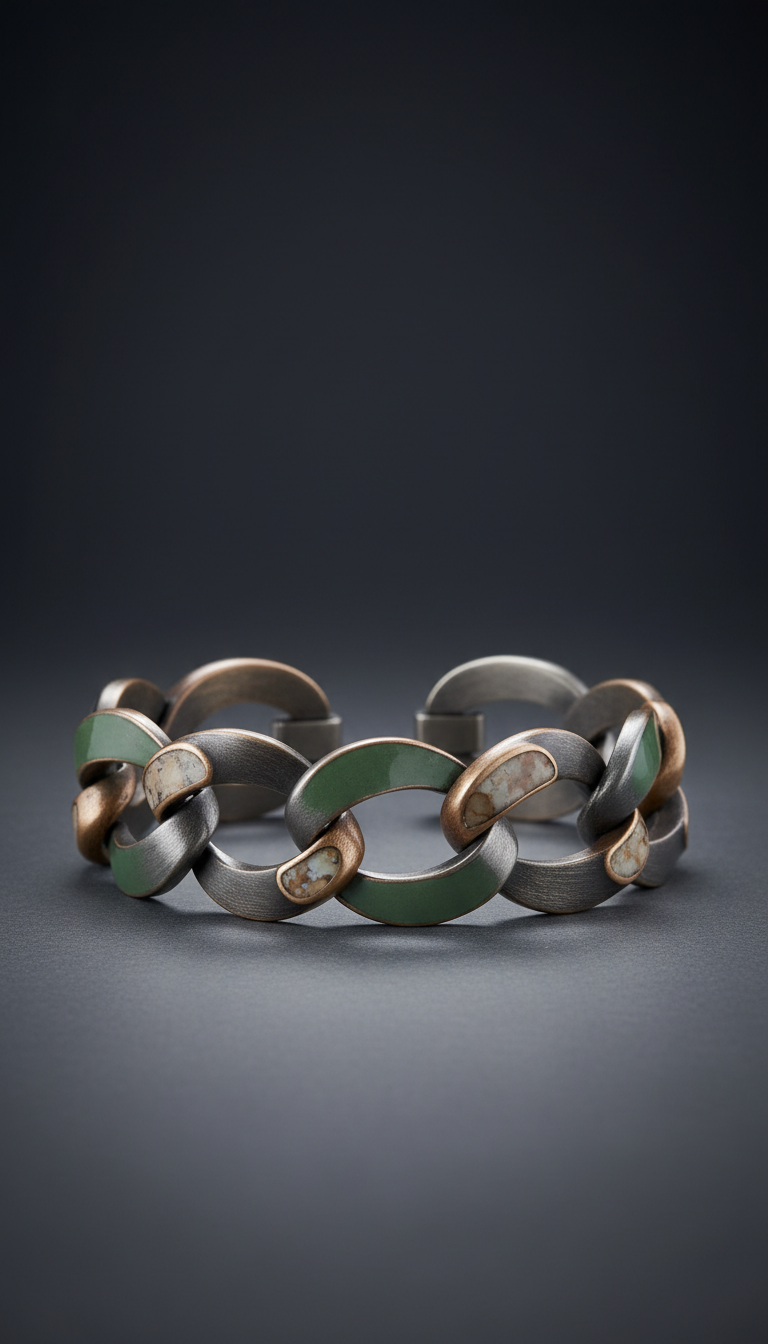 Deep Forest Link Bracelet