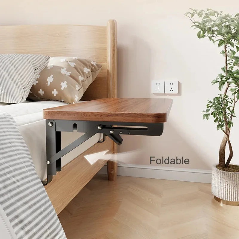 Bedside Table Foldable Household Bedroom Bedside Shelf Small Side Table Rental Room Storage Artifact Side Cabinet