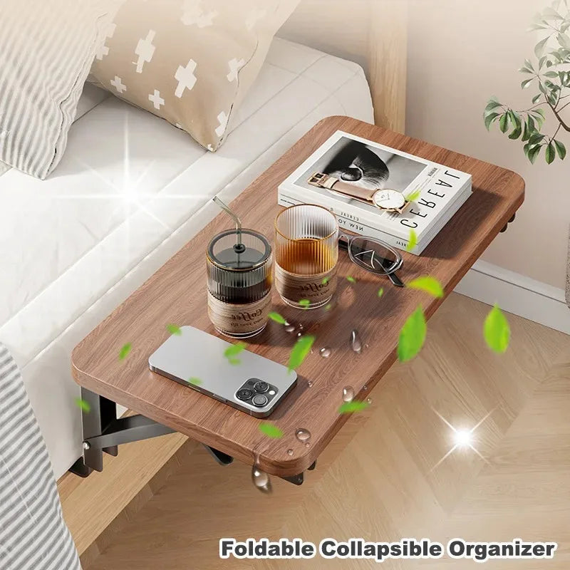 Bedside Table Foldable Household Bedroom Bedside Shelf Small Side Table Rental Room Storage Artifact Side Cabinet